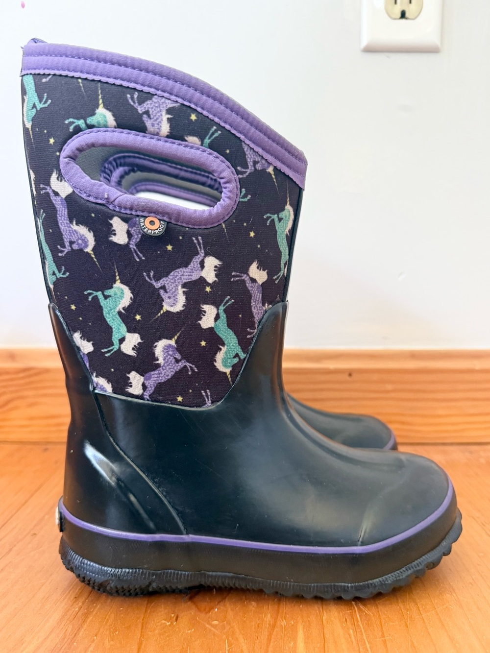 Bogs Classic Kids' Insulated Winter Rainboots | Size 13 - Picture 2 of 10